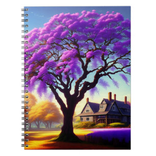 Cuaderno Jacaranda Tree Farm House, bloc de notas