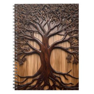 Cuaderno Jacaranda Tree: La naturaleza en la madera,