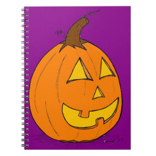 Cuaderno Jack o' Lantern Purple Notebook