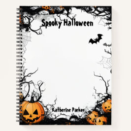 Cuaderno Jack O Lantern Spooky Halloween