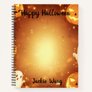 Cuaderno Jack o Lantern y Ghosts