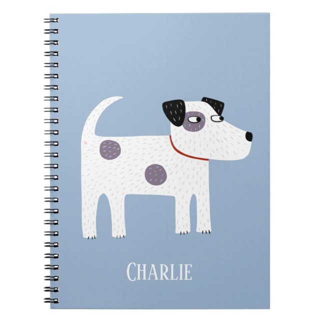 Cuaderno Jack Russell Terrier Dog Personalizado (Frente)