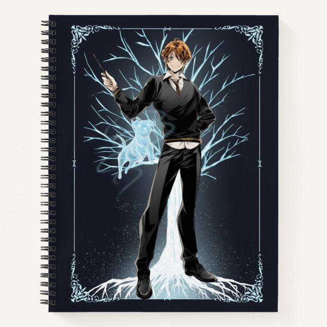 Cuaderno Jack Russell Terrier Patronus de Anime Ron Weasley (Anverso)