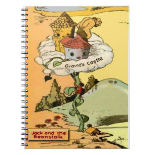 Cuaderno Jack y el bloc de notas de espiral de Beanstalk