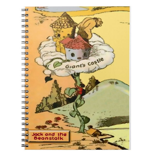 Cuaderno Jack y el bloc de notas de espiral de Beanstalk (Frente)