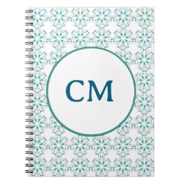 Cuaderno Jade and Blue Swirls