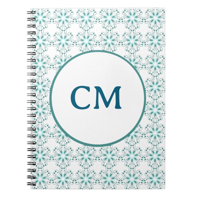 Cuaderno Jade and Blue Swirls (Frente)