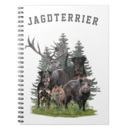 Cuaderno Jagdterrier Pegatina Monstruo de vidrio de almohad