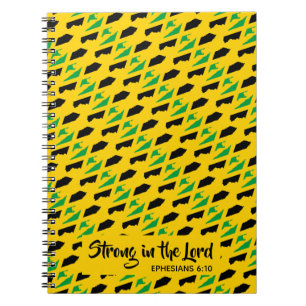 Cuaderno JAMAICA Efesianos 6:10 Biblia de Escritura Cristia
