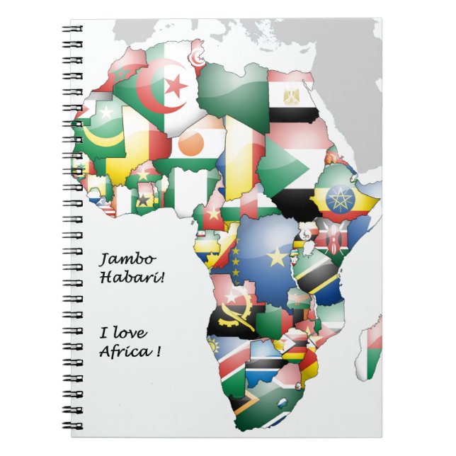 Cuaderno ¡Jambo Habari África! Amo África (Frente)