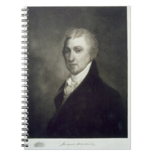 Cuaderno James Monroe, 5to Presidente de los Estados Unidos