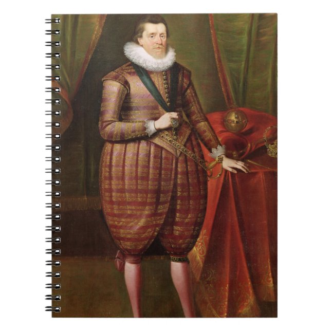 Cuaderno James VI de Escocia e I de Inglaterra (1566-1625), (Frente)