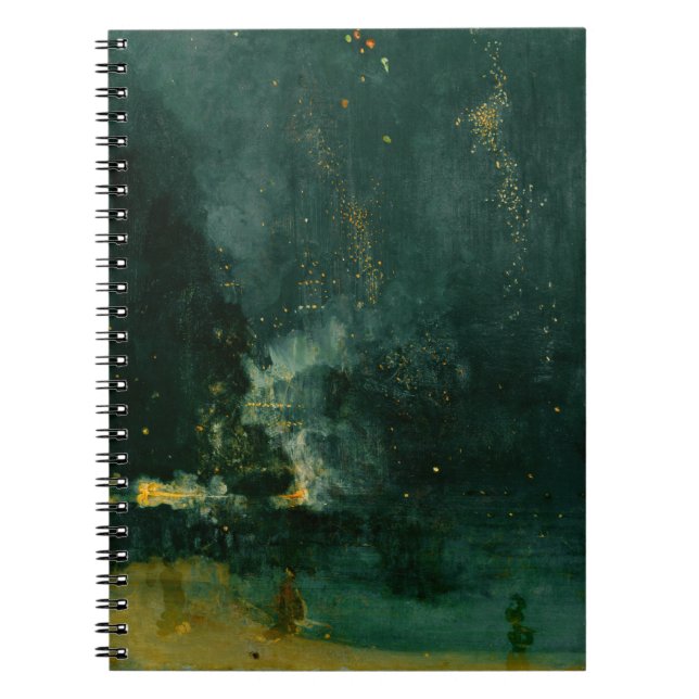 Cuaderno James Whistler - Nocturne en negro y oro (Frente)