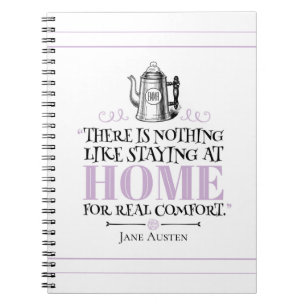 Cuaderno Jane Austen - Alojándose en casa - Café