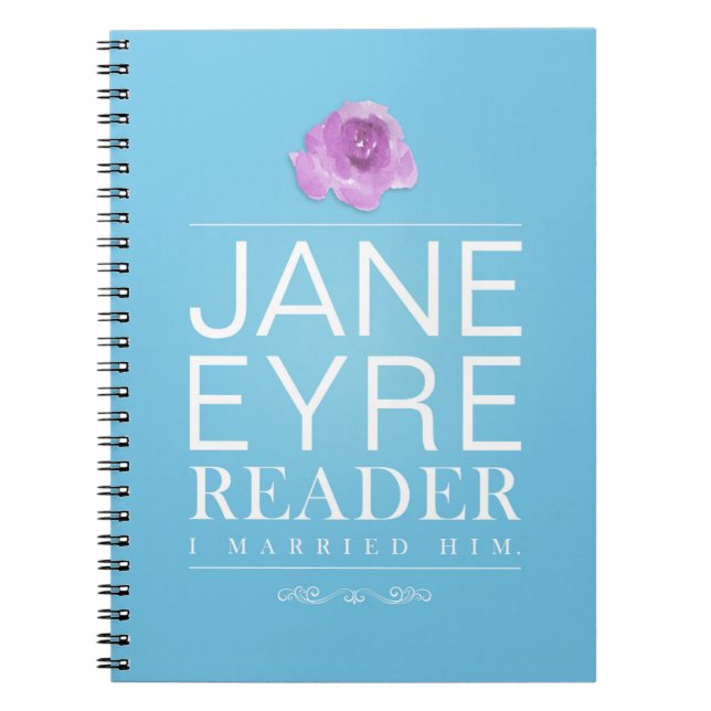 Cuaderno Jane Eyre - Lector Me Casé Con Él - Texto (Frente)