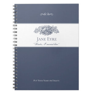 Cuaderno Jane Eyre - Lector Que Me Casé Con Él - Palomas Gr