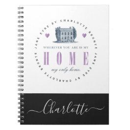 Cuaderno Jane Eyre - Mi Única Casa - Añadir Tu Nombre