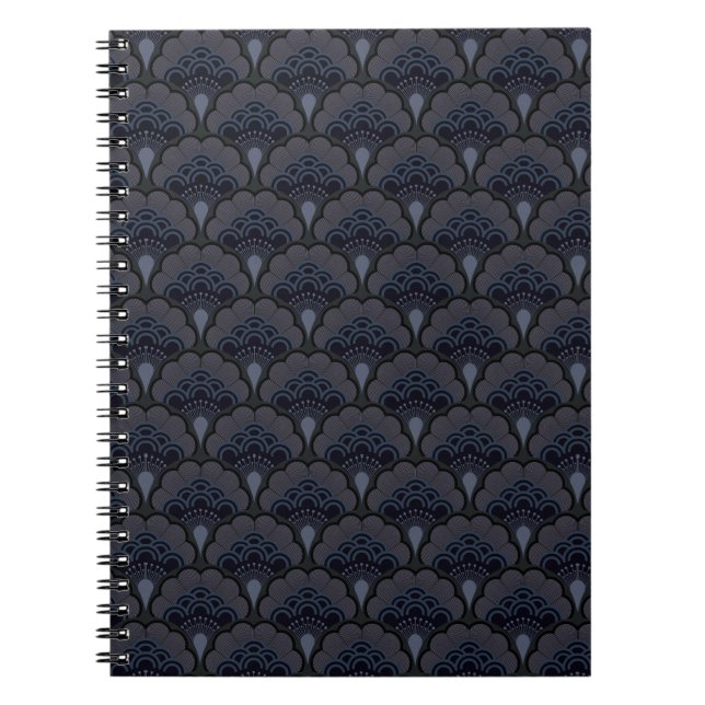 Cuaderno Japanese art deco style_Smoky Mist (Frente)