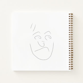 Cuaderno Japanese letter face notebook | へのへのもへじ