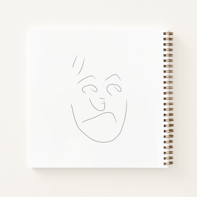 Cuaderno Japanese letter face notebook | へのへのもへじ (Reverso)