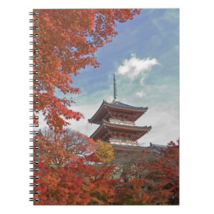 Cuaderno Japón, Kyoto, Pagoda en color otoñal