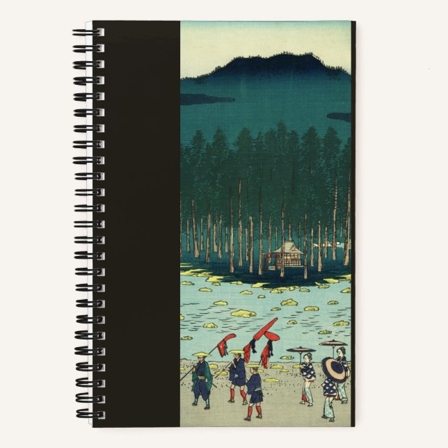 Cuaderno Japón vintage - Río Suzuka en Tsuchiyama