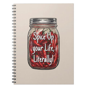 Cuaderno Jar de pimientos secos