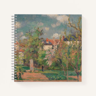 Cuaderno Jardín a plena luz del sol, Camille PIssarro, 1876