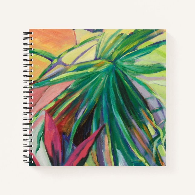 Cuaderno Jardin Abstracto I (Anverso)