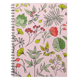 Cuaderno Jardín Botánico de Flor Silvestre
