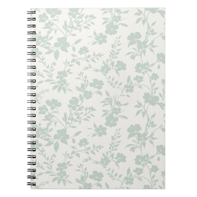 Cuaderno Jardín Botánico Mutes Sage - Neutral (Frente)