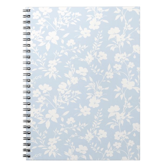 Cuaderno Jardín Botánico Neutral - Azul Polvo (Frente)