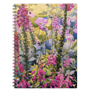 Cuaderno Jardín con los Foxgloves