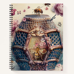 Cuaderno Jardín de abejas encantadas fantasía (11)