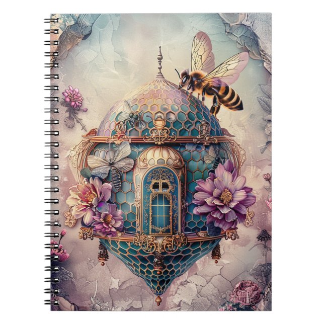 Cuaderno Jardín de abejas encantadas fantasía (2) (Frente)