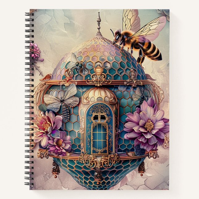 Cuaderno Jardín de abejas encantadas fantasía (2) (Anverso)