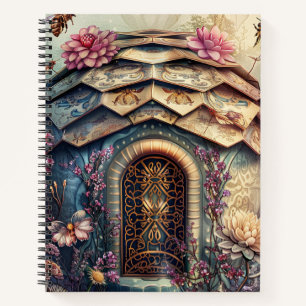 Cuaderno Jardín de abejas encantadas fantasía (8)