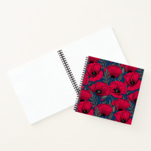 Cuaderno Jardín de adormidera nocturno