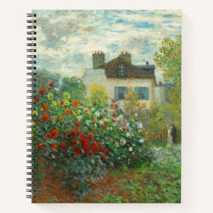 Cuaderno Jardín de artistas de Monet en Argenteuil Pintura