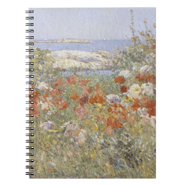 Cuaderno Jardín de Celia Thaxter por Frederick Childe Hassa (Frente)