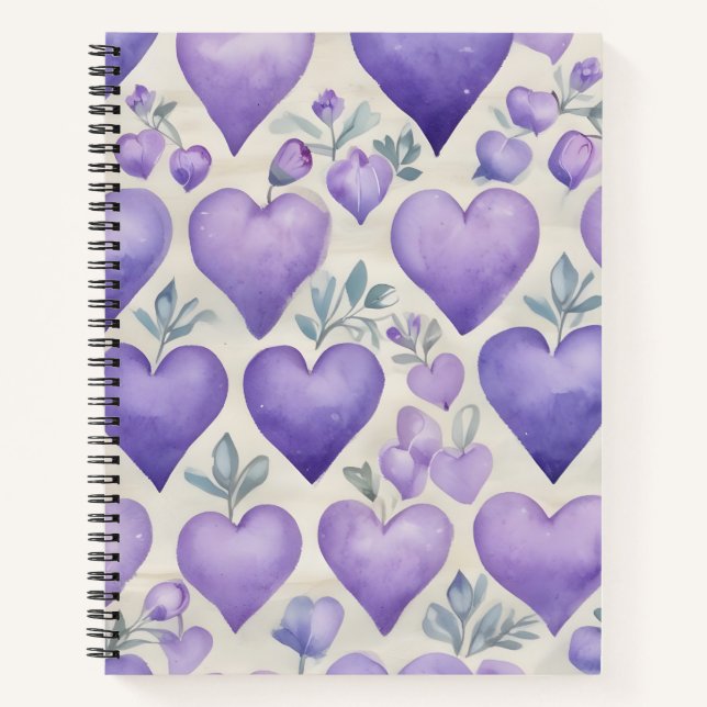 Cuaderno Jardín de Corazones (Anverso)