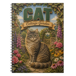 Cuaderno Jardín de Cottage de Gato POPCUT