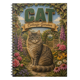 Cuaderno Jardín de Cottage de Gato POPCUT