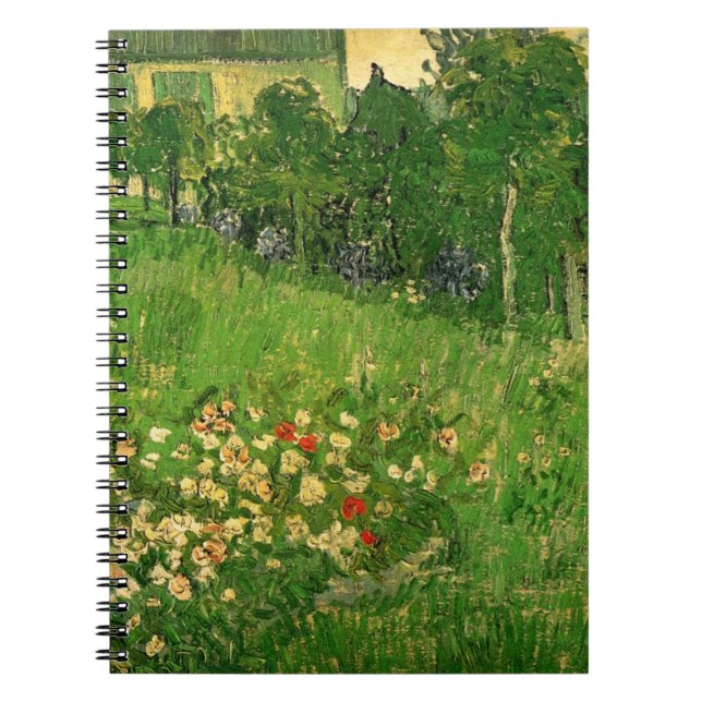 Cuaderno Jardín de Daubigny por Vincent van Gogh, Arte de é (Frente)