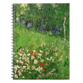 Cuaderno Jardín de Daubigny. Vincent van Gogh.