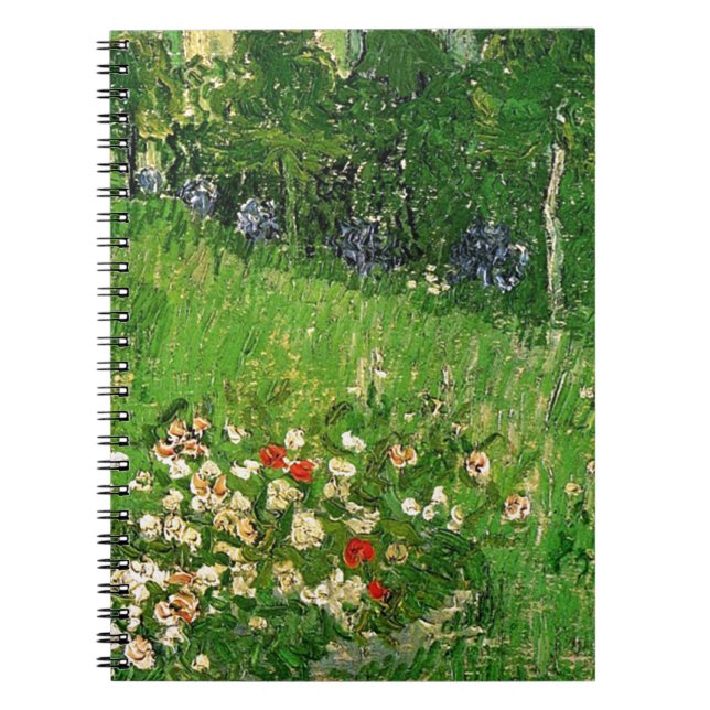 Cuaderno Jardín de Daubigny. Vincent van Gogh. (Frente)