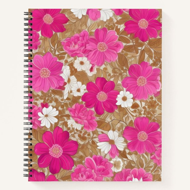 Cuaderno Jardín de Ensueño Dorado (Anverso)