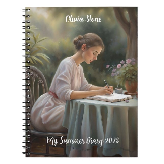 Cuaderno Jardín de época - Mi bloc de notas de verano (Frente)