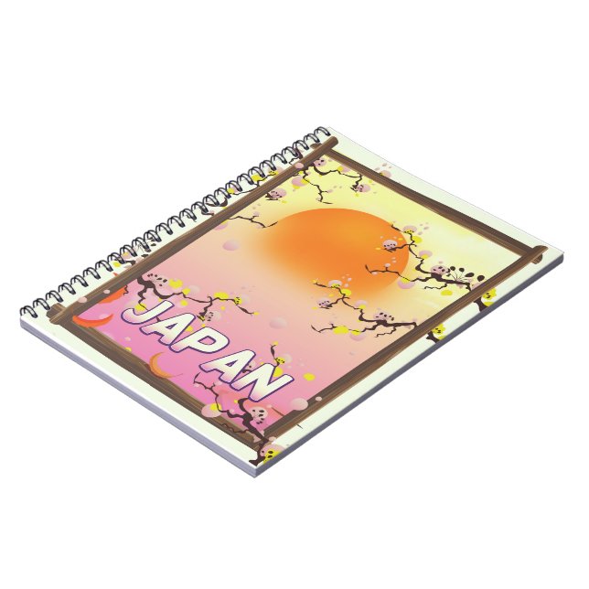 Cuaderno Jardín de flores de Japón (Lado Izquierdo)