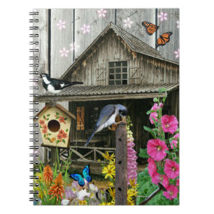 Cuaderno Jardín de flores de la cabina